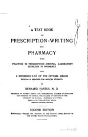 A text book on prescription writing and pharmacy
