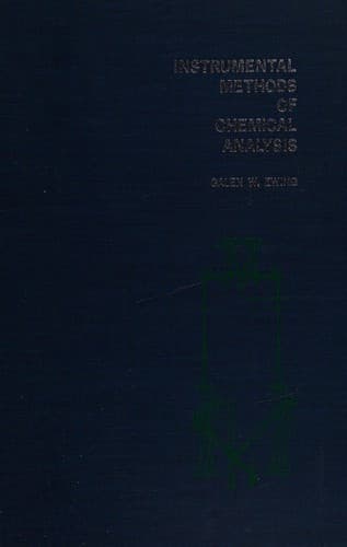 Instrumental methods of chemical analysis