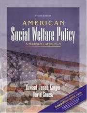 American social welfare policy