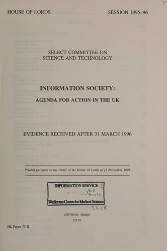 5th Report [Session 1995-96]