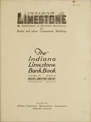 The Indiana limestone bank book