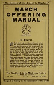 March offering manual