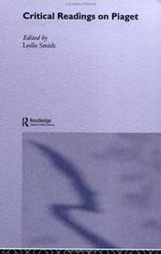 Critical readings on Piaget