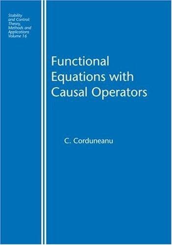 Functional equations with causal operators