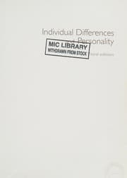 Individual Differences and Personality