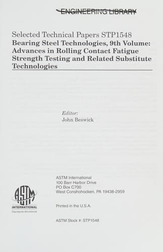 Bearing steel technologies