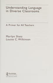 Understanding Language in Diverse Classrooms