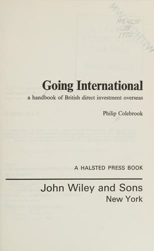 Going international