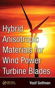 Hybrid anisotropic materials for wind power turbine blades