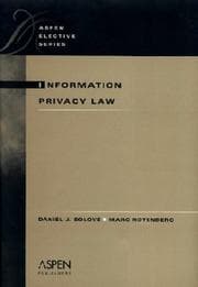 Information privacy law