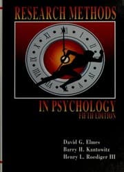 Research methods in psychology