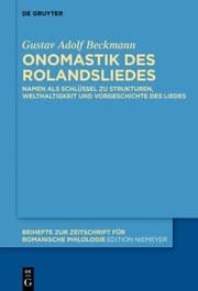 Onomastik des Rolandsliedes