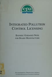 Integrated pollution control licensing