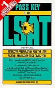 Barron's pass key to the LSAT