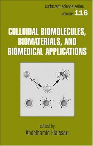 Colloidal biomolecules, biomaterials, and biomedical applications