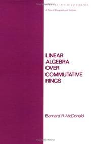 Linear algebra over commutative rings