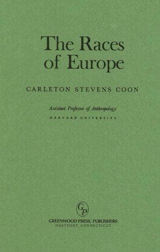 The races of Europe