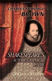 Shakespeare's autobraphical poems