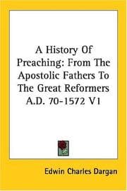 A history of preaching