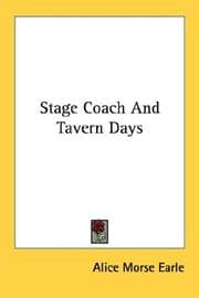 Stage-coach and tavern days