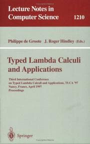 Typed lambda calculi and applications