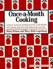 Once-a-month cooking
