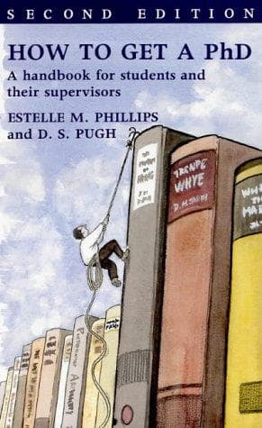 How to get a PhD