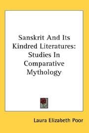 Sanskrit and its kindred literatures