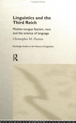 Linguistics and the Third Reich