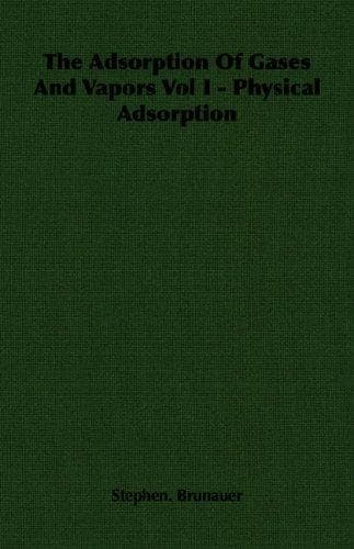 The adsorption of gases and vapours