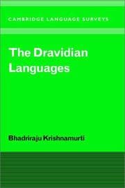 The Dravidian languages