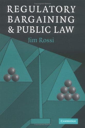 Regulatory Bargaining and Public Law