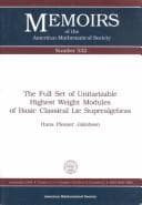 The full set of unitarizable highest weight modules of basic classical Lie superalgebras