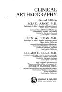 Clinical arthrography