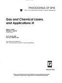 Gas and chemical lasers, and applications III