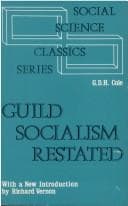 Guild socialism re-stated