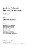 Industrial oil and fat products
