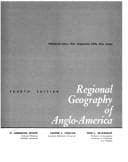 Regional geography of Anglo-America