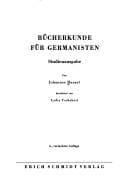 Bücherkunde für Germanisten