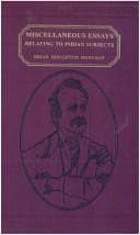 Miscellaneous essays relating to Indian subjects