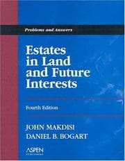 Estates in land and future interests