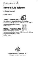 Fluid balance