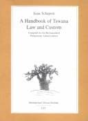 A handbook of Tswana law and custom