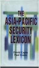 The Asia-Pacific security lexicon