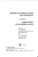 Embrittlement of engineering alloys