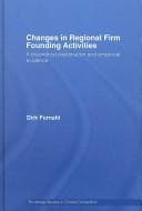 Changes in Regional Firm Founding Activities