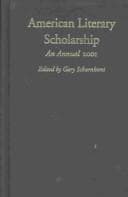 American Literary Scholarship