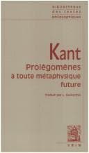 Prolegomena