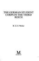 The German student corps in the Third Reich