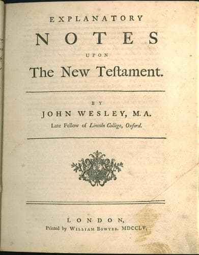 Explanatory notes upon the New Testament